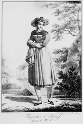 Peasant Woman from Audorf in Tyrol, 1817